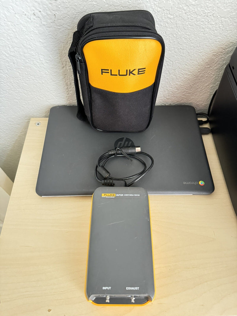 FLUKE BIOMEDICAL VAPOR ANESTHESIA TESTER WITHBAG TESTED