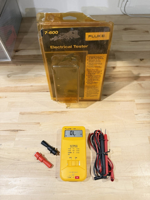FLUKE 7-600 ELECTRICAL TESTER RARE