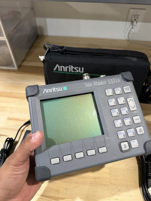 ANRITSU SITE MASTER S331A ANALYZER WITH CHARGER TESTED