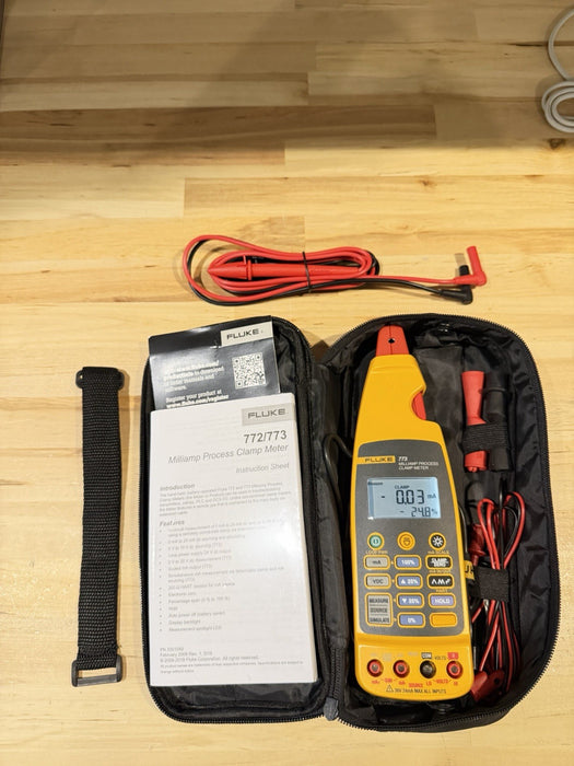FLUKE 773 MILLIAMP PROCESS CLAMP (TESTED) NEW FREE SHIPPING