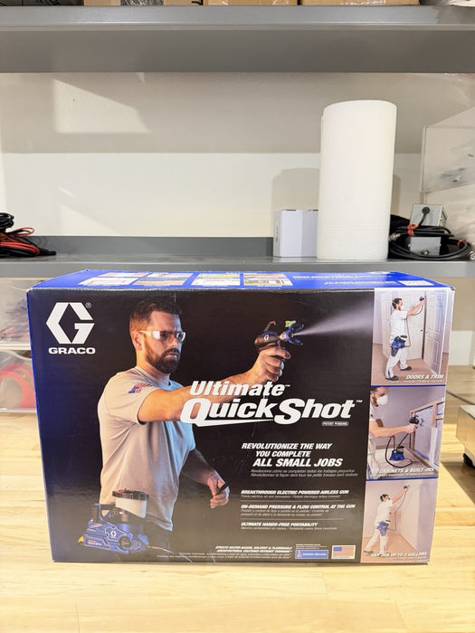 GRACO 826308 ULTIMATE QUICK-SHOT AIRLESS PAINT SPRAYER (NEW FACTORY SEALED) NEW
