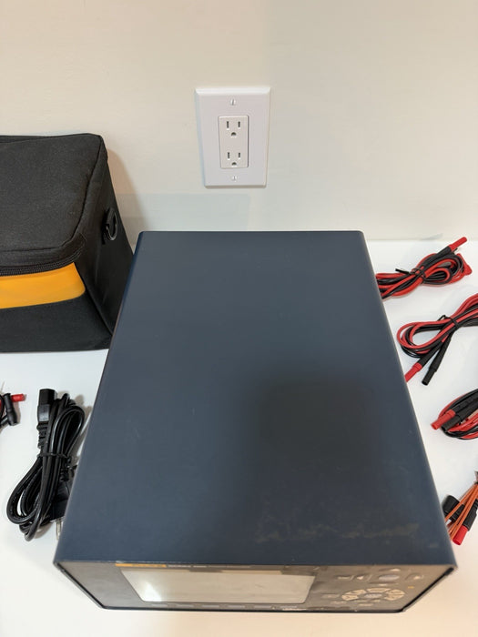FLUKE NORMA 4000 POWER ANALYZER WITH LEADS & ACCESSORIES TESTED