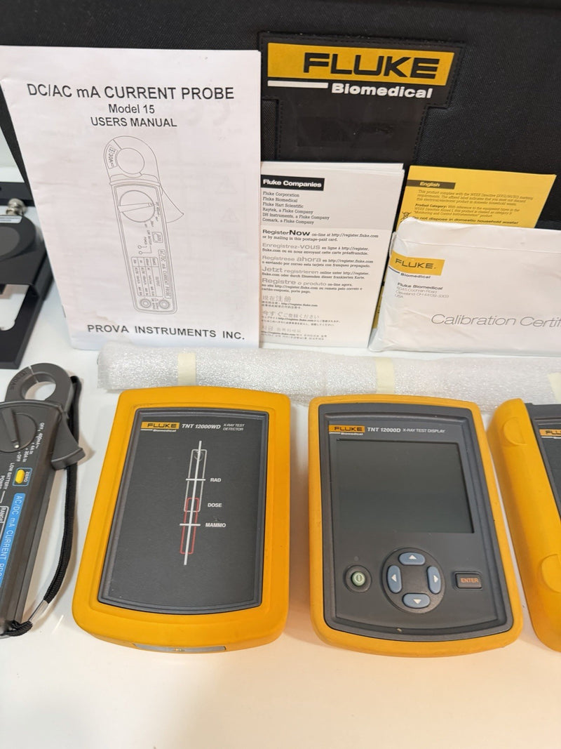 FLUKE BIOMEDICAL TNT 12000D W DOSEMATE 12000WD KIT & ACCESSORIES KIT TESTED