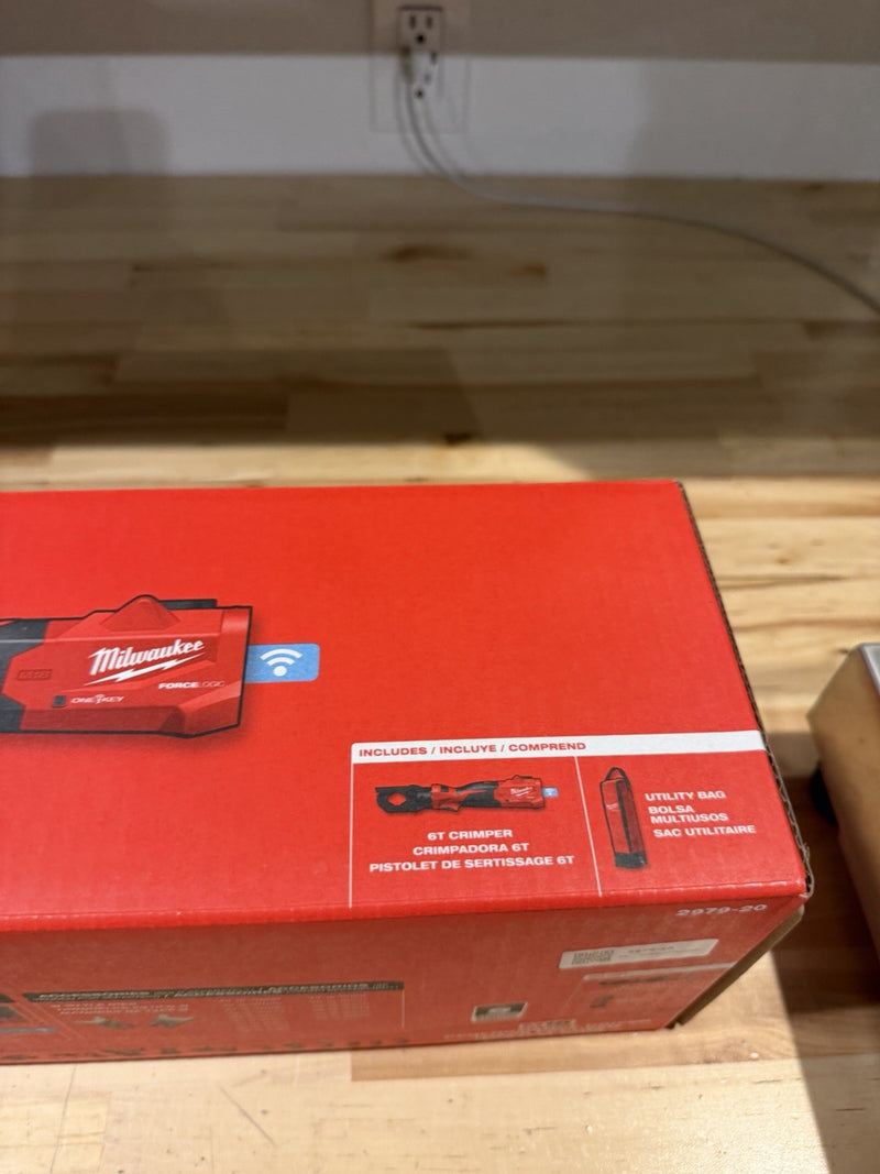 MILWAUKEE 2979-20 M18 FORCE LOGIC 6T LATCHED LINEAR UTILITY CRIMPER (NEW SEALED)