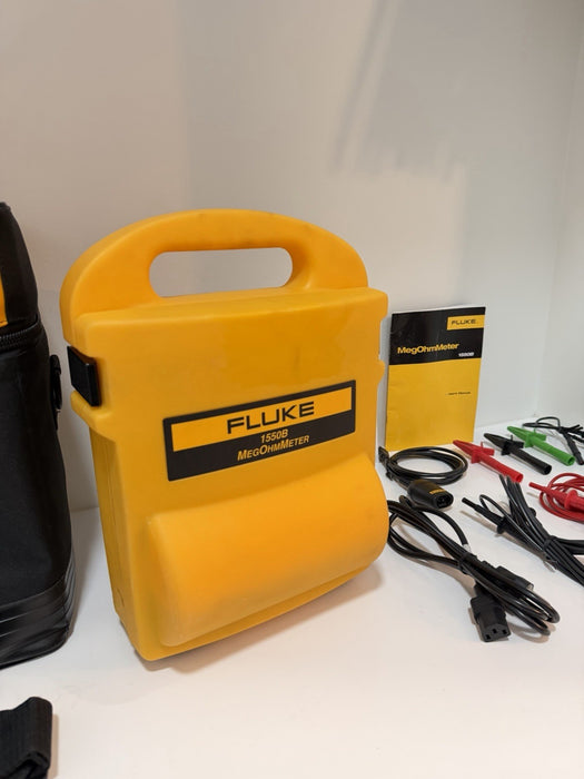 FLUKE 1550B MEGOHMMETER HIGH VOLTAGE INSULATION TESTER (NEW) SHIPS FAST