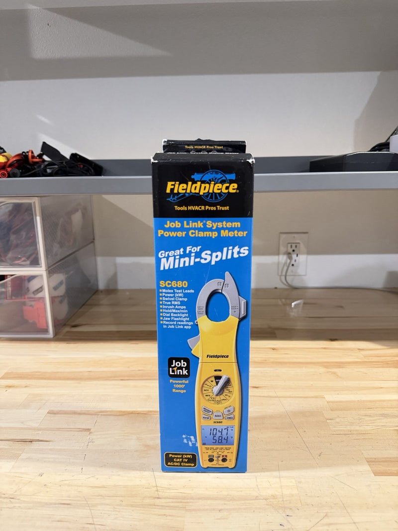 FIELDPIECE SC680 TRUE RMS JOB LINK METER (NEW FACTORY SEALED) FREE SHIPPING