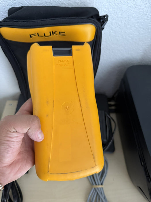 FLUKE ONETOUCH SERIES II NETWORK ASSISTANT ANALYZER WCASE & CABLES