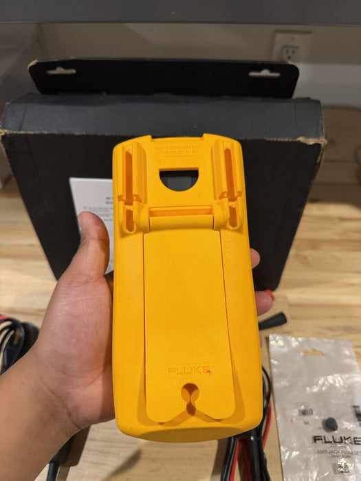 FLUKE 87V TRUE RMS MULTIMETER KIT W/ LEADS & I400 KIT (TESTED) SHIPS FAST