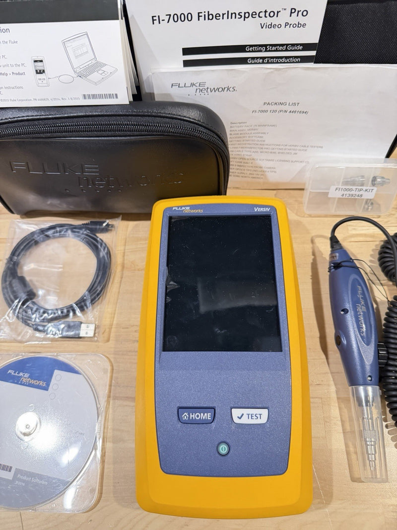 FLUKE NETWORKS FI-7000 FIBER INSPECTOR PROBE KIT