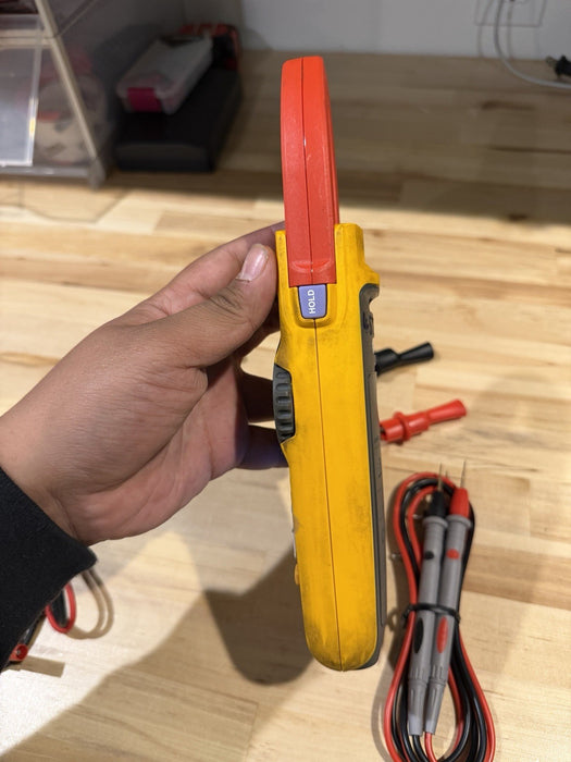 FLUKE 376FC WIRELESS TRUE RMS AC/DC CLAMP METER W/LEADS - SHIPS FAST