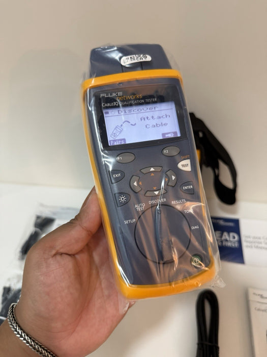 FLUKE NETWORKS CABLE IQ QUALIFICATION TESTER CIQ-100 /NEW SEALED - FREE SHIPPING