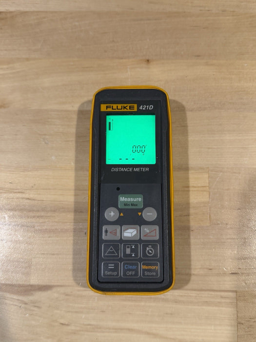 FLUKE 421D LASER DISTANCE METER TESTED