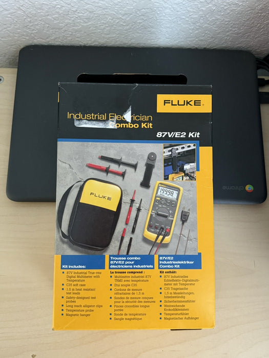 NEW!!! Fluke 87V/E2 KIT True-RMS Digital Multimeter Combo Kit
