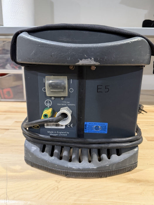 MEGGER DLRO 200-115 DIGITAL LOW RESISTANCE OHMMETER TESTED
