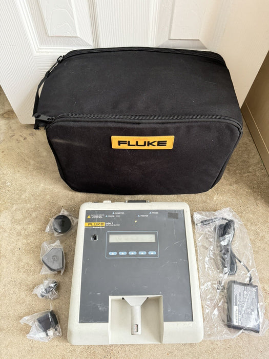 FLUKE BIOMEDICAL INDEX 2 SPO2 SIMULATOR W BAG & CHARGER