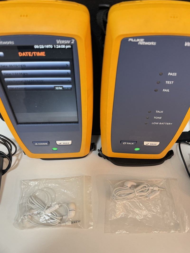 FLUKE NETWORKS DSX2-5000 VERSIV CAT6A CABLE CERTIFIER TESTER KITCALIBRATED2024