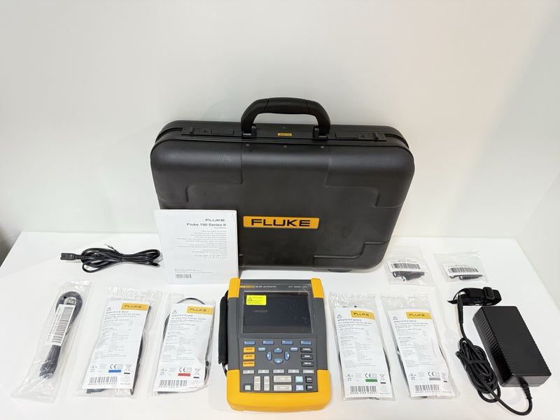 FLUKE 190-504 SCOPEMETER 5GS/S 4CH 500MHZ TESTED