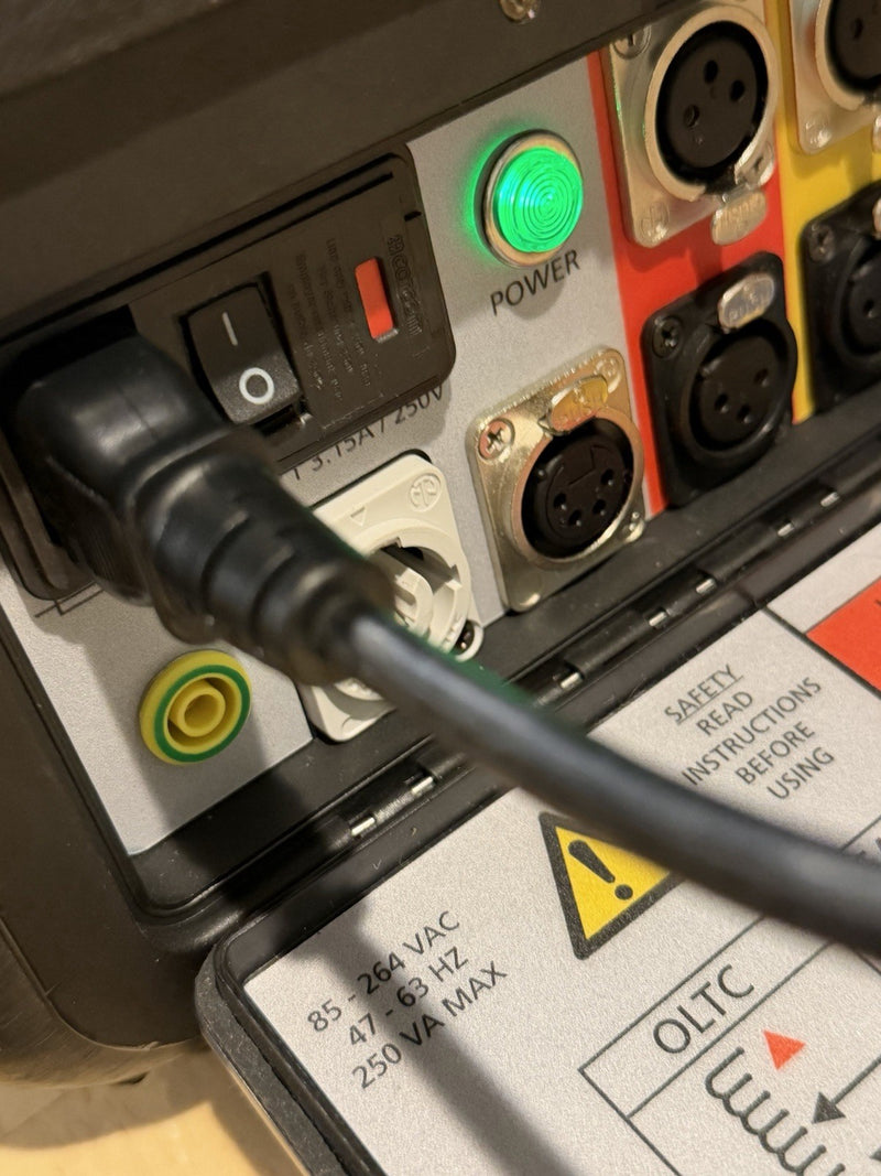 MEGGER TTRU3 PRO TRUE 3-PHASE TRANSFORMER TURNS RATIOMETER WITH CABLES TESTED