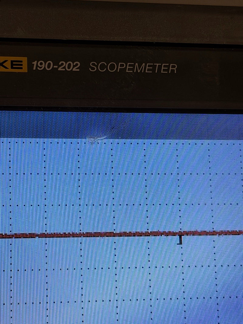 FLUKE 190-202 SCOPEMETER 2.5GS/S 2CHANNEL 200MHZ OSCILLOSCOPE TESTED