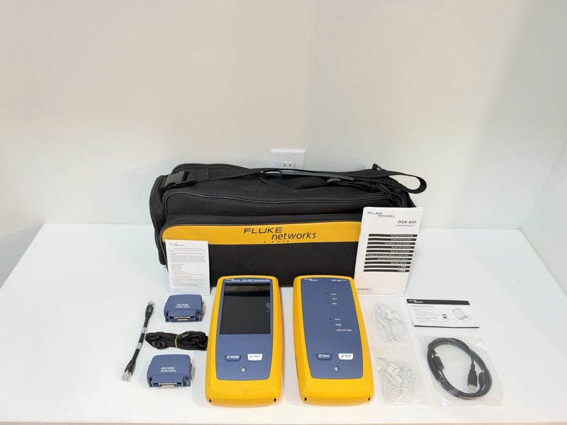 FLUKE NETWORKS DSX-602 PRO 500MHZ CABLE ANALYZER V2 W/ WIFI - SHIPS FREE NEW