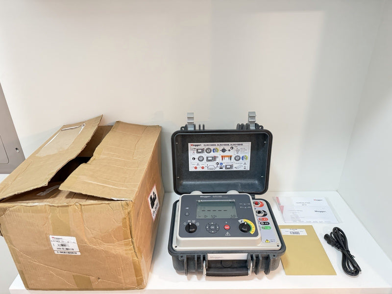 MEGGER DLRO100EB DIGITAL LOW RESISTANCE OHMMETER (NEW FACTORY SEALED) CAL 2026