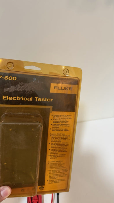FLUKE 7-600 ELECTRICAL TESTER (NEW SEALED) - FREE SHIPPING (RARE)