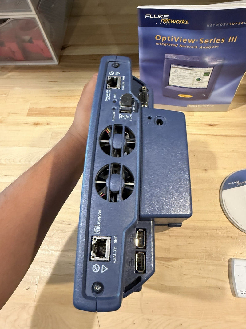 FLUKE NETWORKS OPTIVIEW SERIES III INTEGRATED NETWORKS ANALYZER