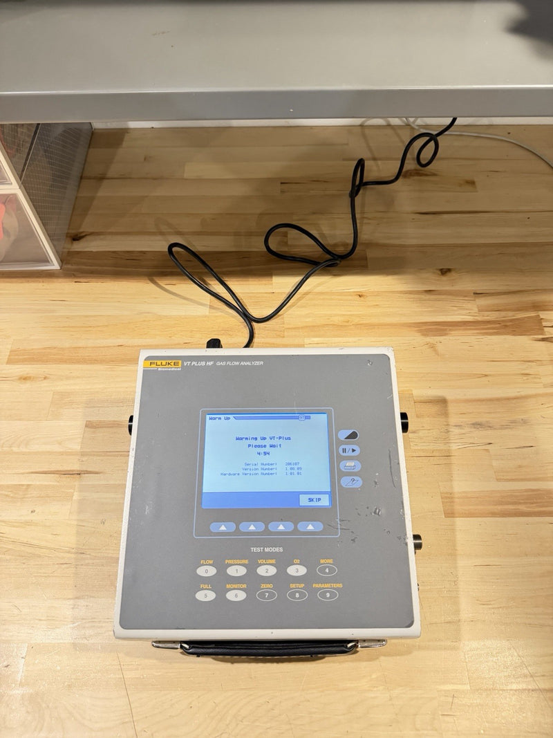 FLUKE VT PLUS HF GAS FLOW ANALYZER FOR PARTS