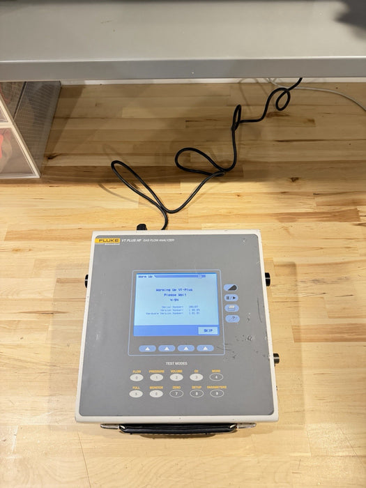 FLUKE VT PLUS HF GAS FLOW ANALYZER FOR PARTS