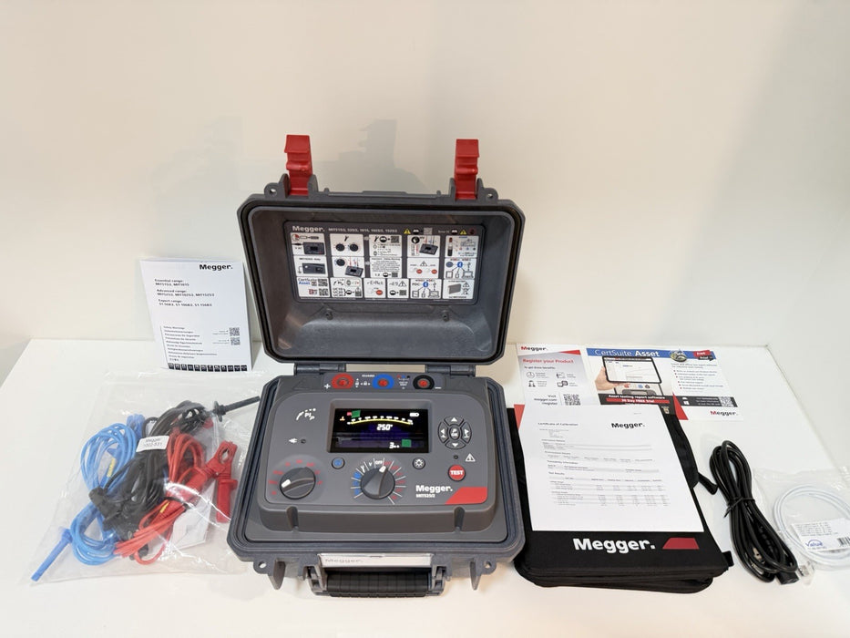 MEGGER MIT525-2 5KV ADVANCED INSULATION TESTER CALIBRATED 2025/2026