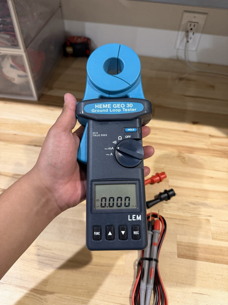 LEM HEME GEO 30 CLAMP ON GROUND LOOP TESTER USED