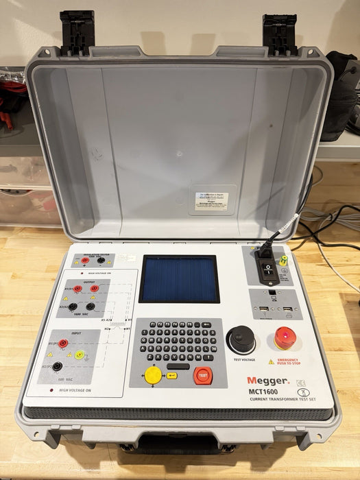 MEGGER MCT1600 CURRENT TRANSFORMER TEST SET FOR PARTS