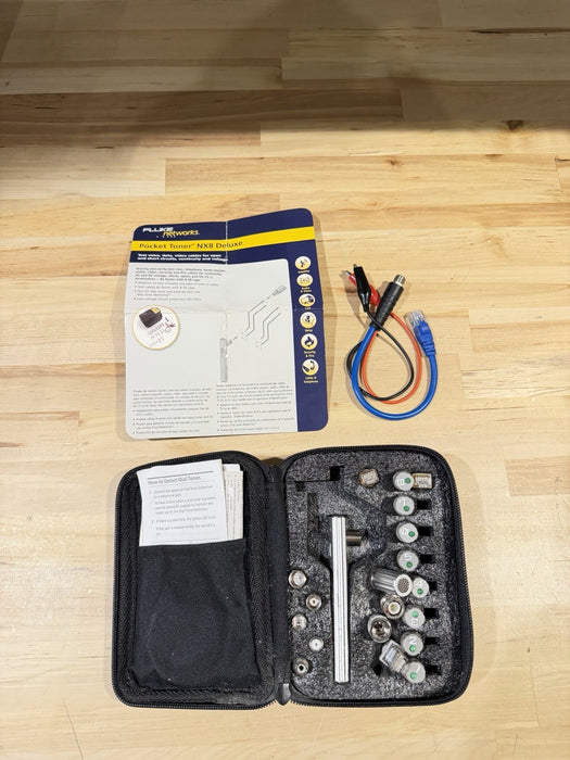 FLUKE NETWORKS NX8 POCKET TONER & ACCESSORIES TESTED