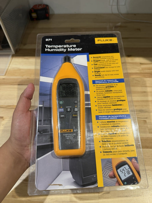 FLUKE 971 TEMPERATURE HUMIDITY METER MFD 2025 NEW