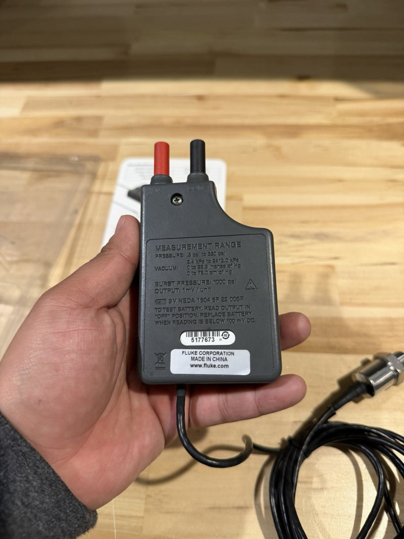 FLUKE PV350 PRESSURE VACUMM TRANSDUCER MODULE WITH BAG TESTED