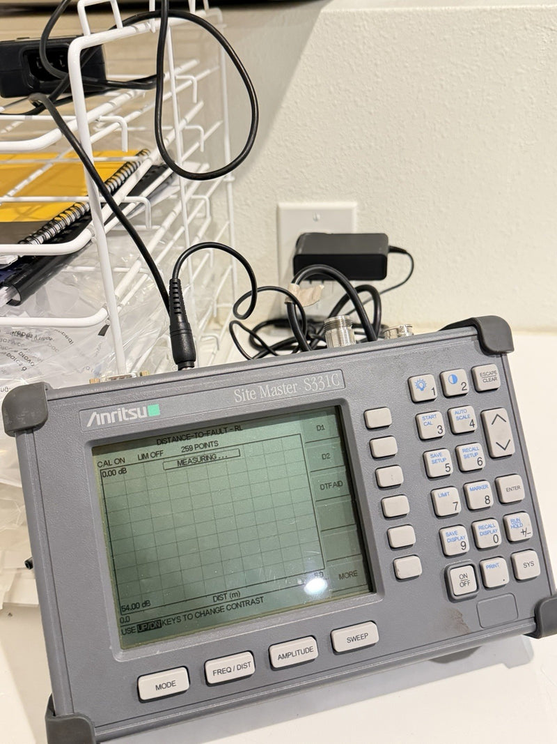 ANRITSU SITE MASTER S331C ANALYZER WITH CHARGER TESTED