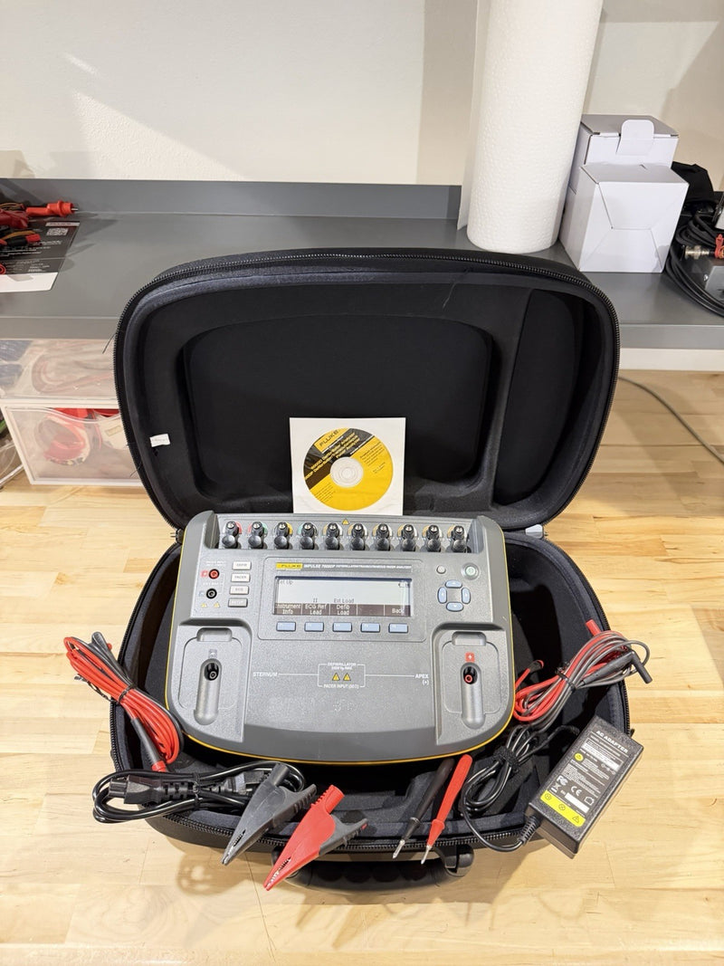 FLUKE IMPULSE 7000DP ANALYZER WITH LEADS & CHARGER TESTED