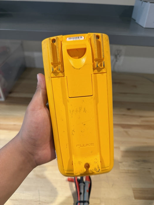 FLUKE 287 TRUE RMS ELECTRONIC LOGGING DIGITAL MULTIMETER WITH LEADS & CLIPS