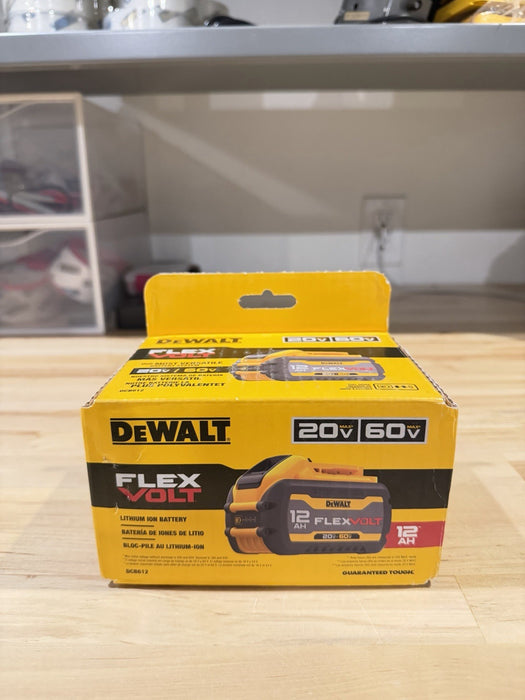 DEWALT FLEXVOLT DCB612 20V/60V MAX 12.0AH LITHIUM BATTERY MFD-2025 NEW SEALED