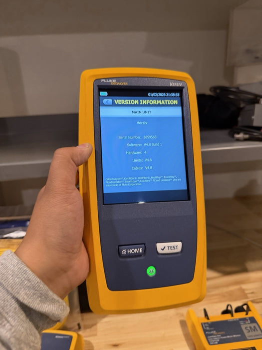 FLUKE NETWORKS CFP-SM CERTIFIBER PRO MODULE SET & DSX VERSIV MAINFRAME & REMOTE