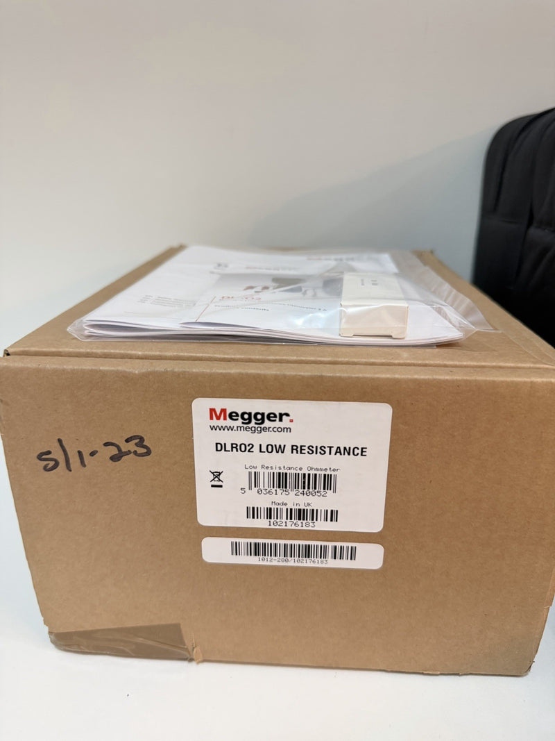 MEGGER DLRO2 2A DUCTER OHMETER (NEW FACTORY SEALED) FREE SHIPPING/ SHIPS FAST