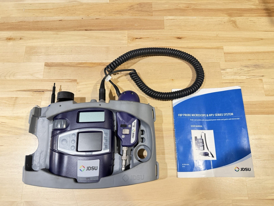 JDSU HP3 & FBP PROBE MICROSCOPE SERIES SYSTEM TESTED