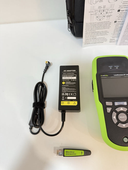 NETALLY LINKRUNNER AT 1000 TESTER WITH ACCESSORIES NEW SEALED