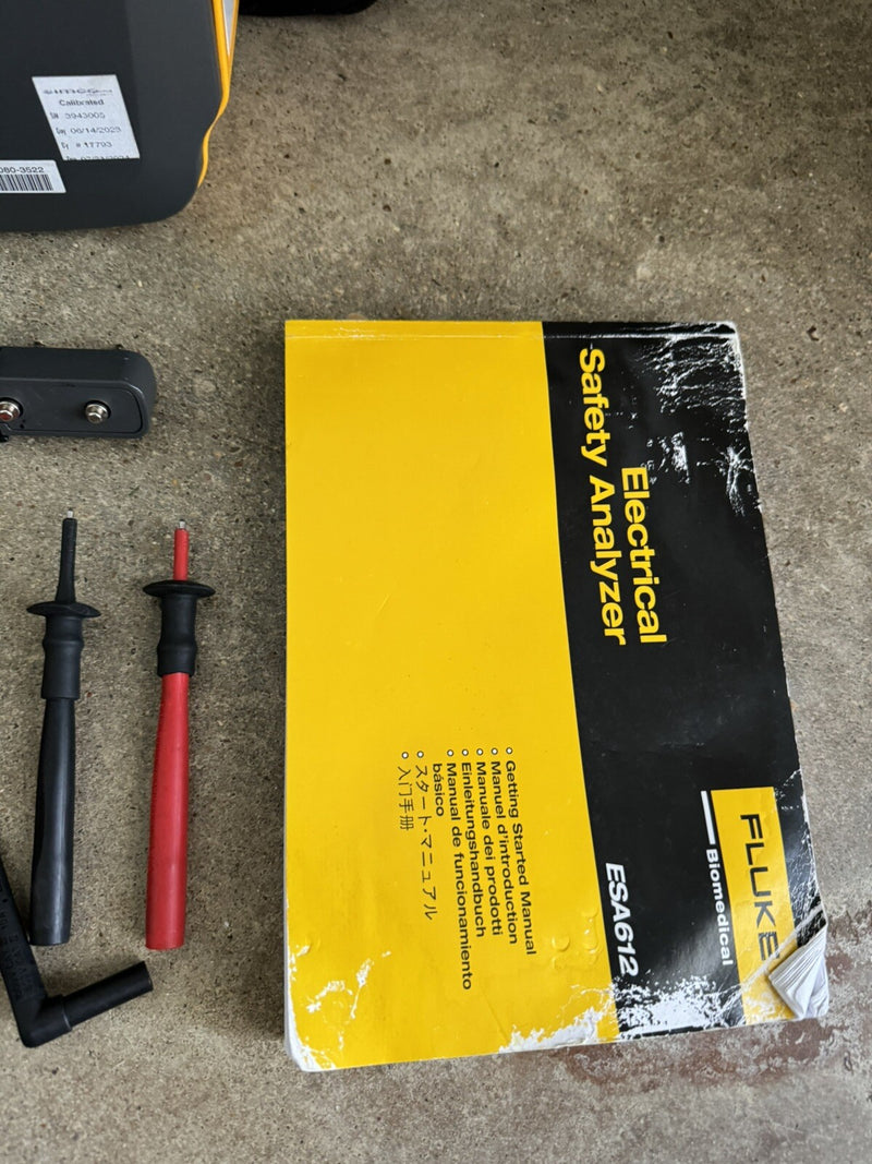 FLUKE BIOMEDICAL ESA612 230V AC ELECTRICAL SAFETY ANALYZER CALIBRATED 2024