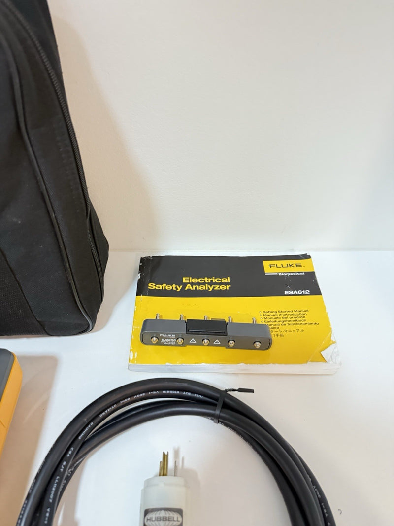 FLUKE ESA612 115V ELECTRICAL SAFETY ANALYZER W/ACCESSORIES (TESTED) SHIPS FREE