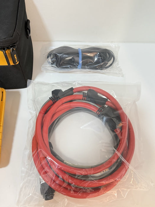 FLUKE 1735 THREE-PHASE POWER LOGGER W/PROBES CASE CHARGER (CALIBRATED 2024)