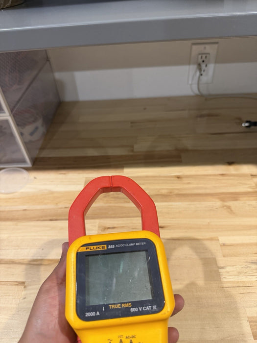 FLUKE 355 TRUE RMS 2000 CLAMP METER - FOR PARTS (PARTS ONLY) SHIPS FAST