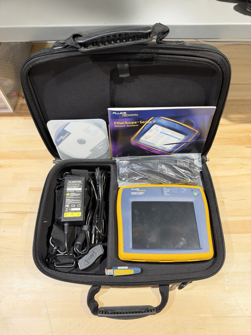 FLUKE NETWORKS ETHERSCOPE SERIES II NETWORK ASSISTANT KIT - SHIPS FAST