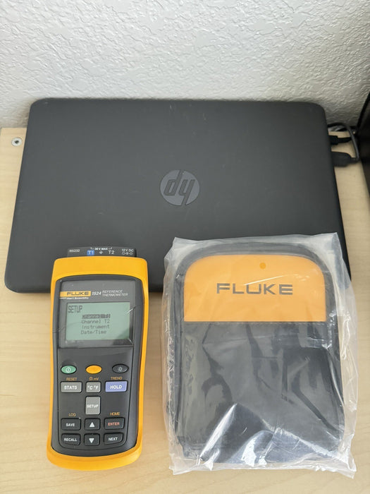 FLUKE HART SCIENTIFIC 1524 DUAL CHANNEL REFERENCE THERMOMETER