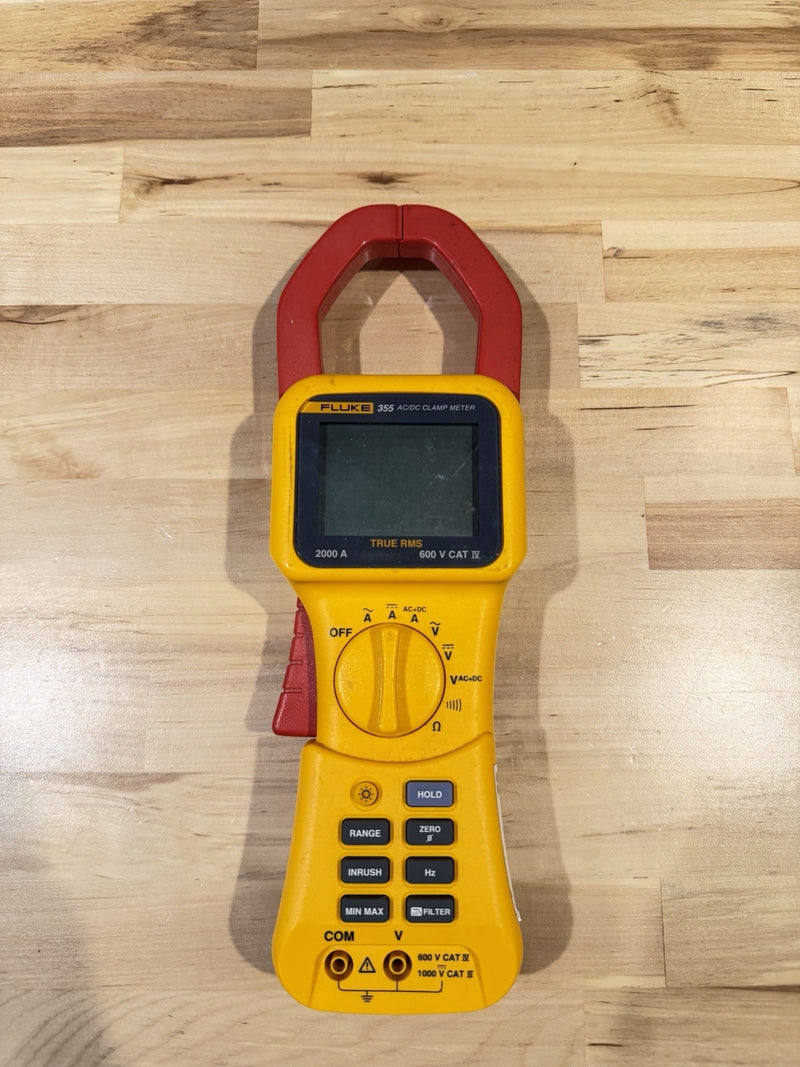 FLUKE 355 TRUE RMS 2000 CLAMP METER FOR PARTS